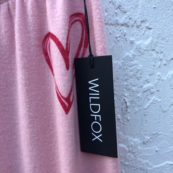 WILDFOX Sketchy Heart Knows Pants Size Med… - Picture 5 of 7